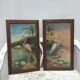 Paire tableaux exotiques