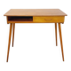 Bureau Baumann vintage en bois des années 50