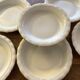 6 Limoges porcelain soup plates signed P. Dessagne in very good condition