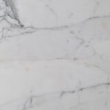 70s marble and aluminum coffee table