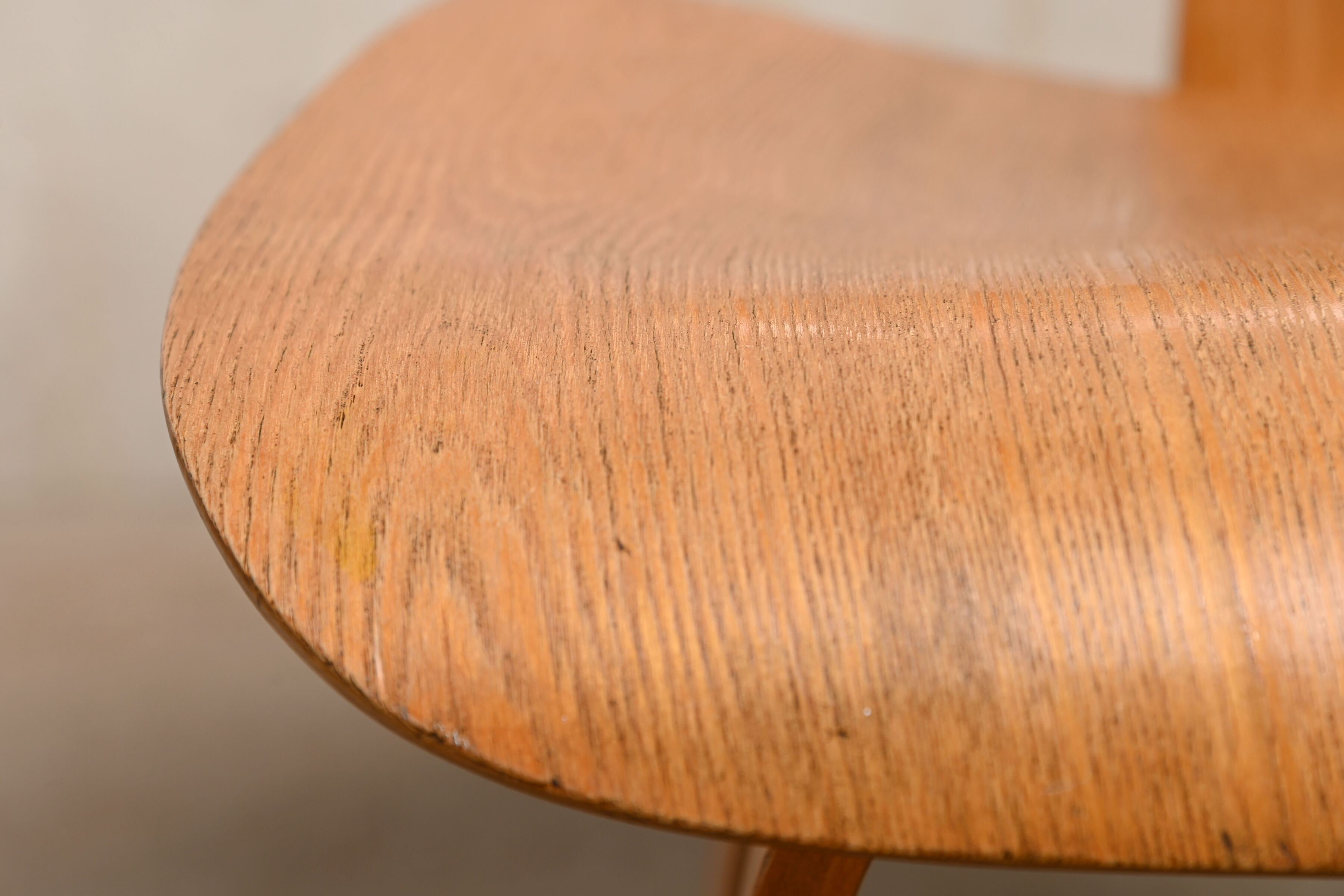 Charles and Ray Eames Early DCW Ash plywood Dining Chairs for Herman Miller