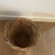 Pop-up Christmas 2022 - Vintage round basket / old basket in Dame-Jeanne