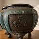 Cache pot bronze cloisonné meiji (fin 19eme).