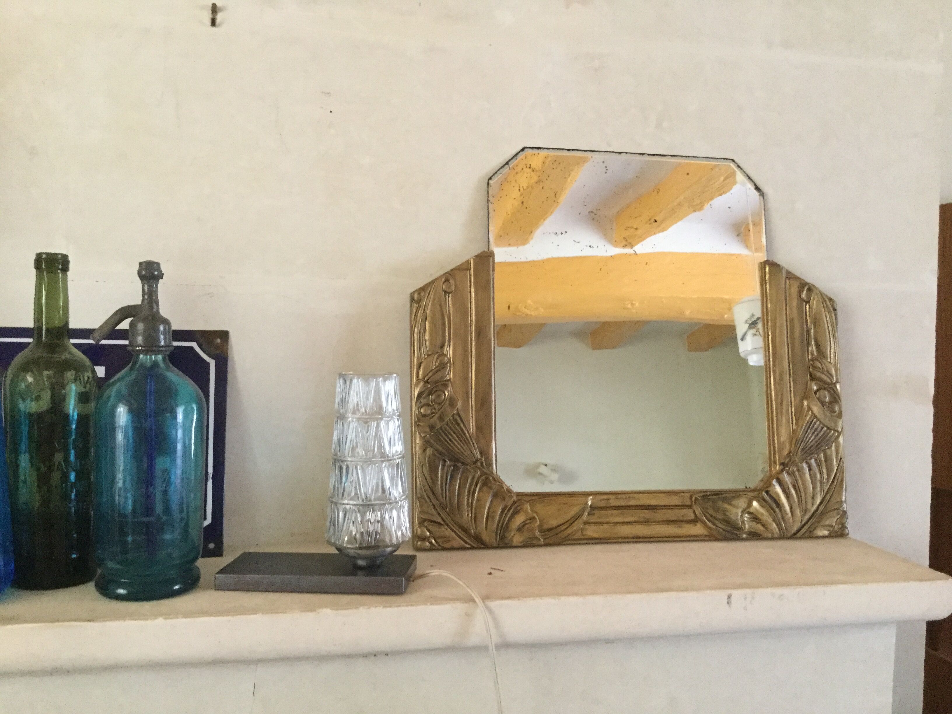 Art deco mirror 30s  47x53cm