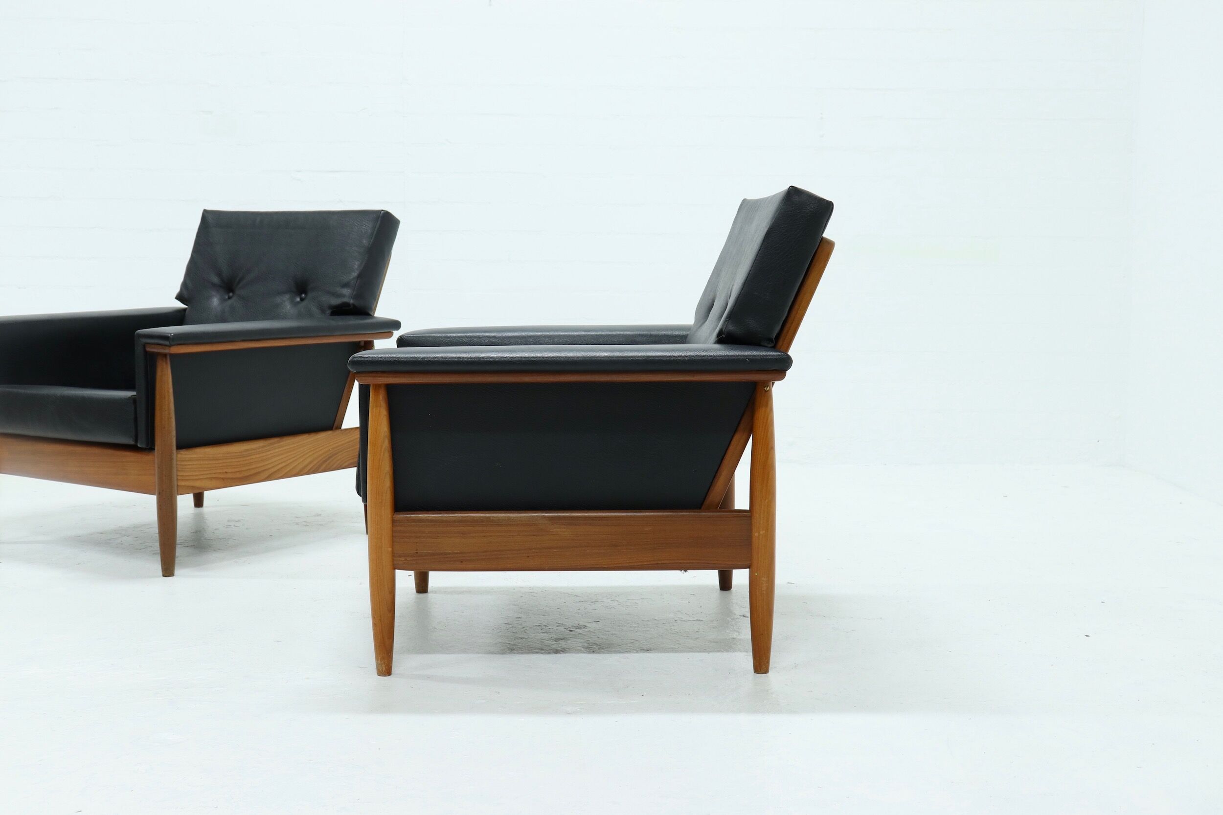 Paire de fauteuils scandinave 1960
