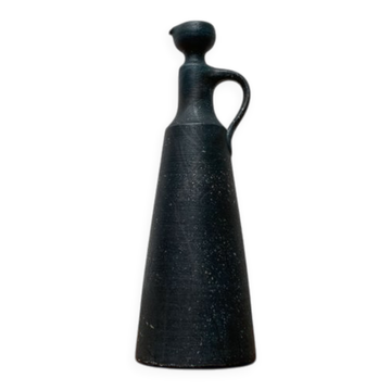 Brutalist Vintage Carafe Vase by Gerhard Liebenthron, 1980