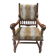 Fauteuil en Noyer de style Louis XIII Epoque XIXeme Siècle