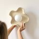 Square Coco Ceramic Wall Light - Jelly Sand