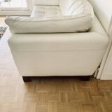 Roche Bobois leather two-seater sofa