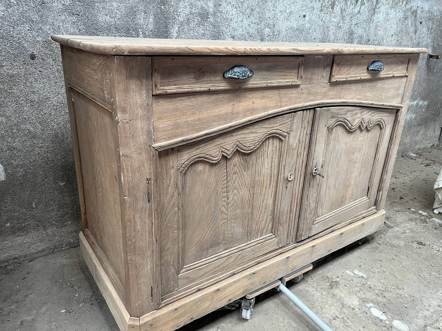 Antique oak sideboard in Provencal style