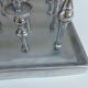 Metal candlestick for 16 candles, 1980s
