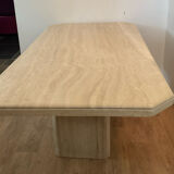 Travertine dining table 6/8 people