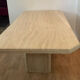 Travertine dining table 6/8 people
