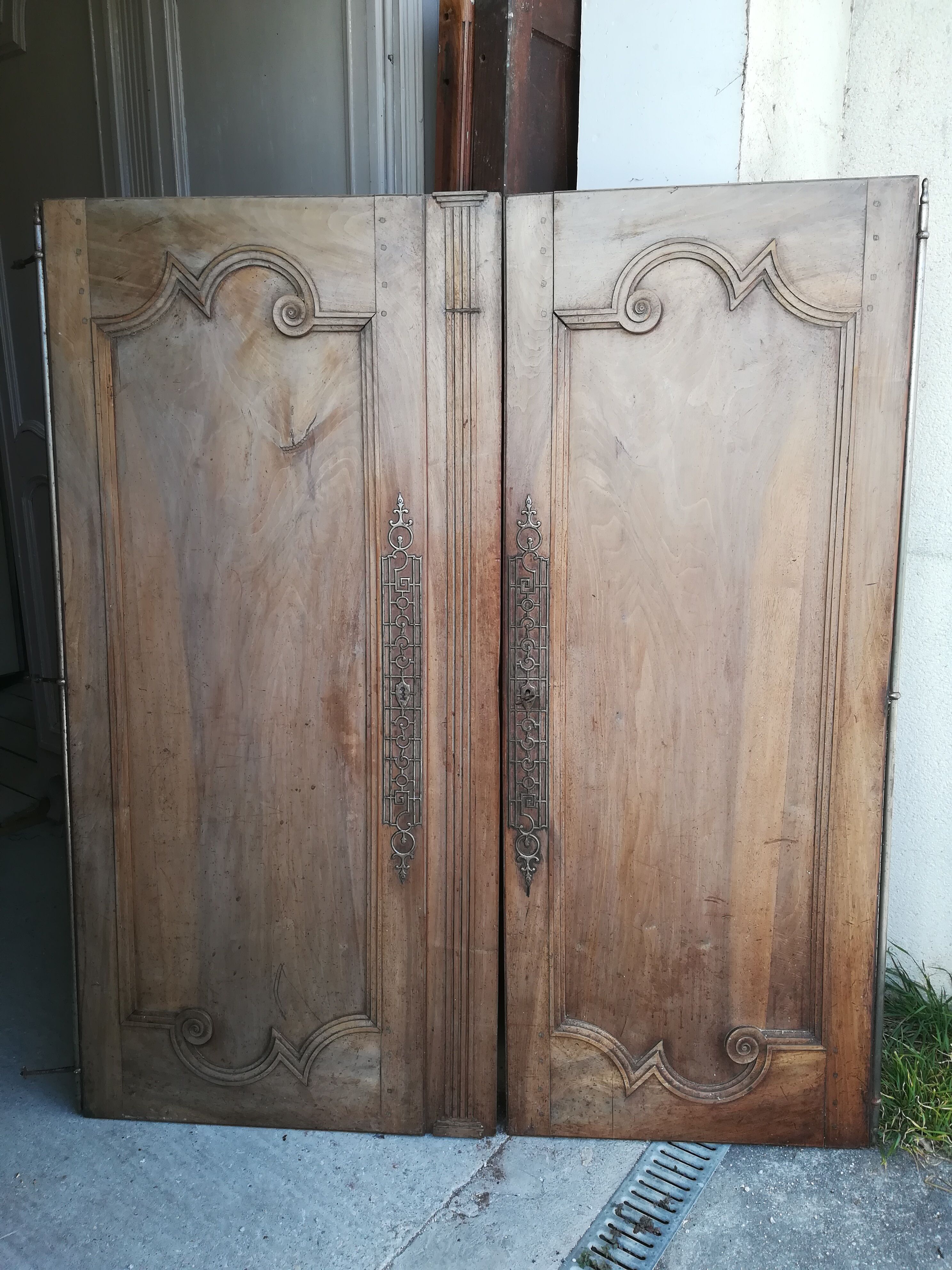 Paire de porte de placard 18 ème