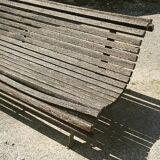 Garden bench park vintage square