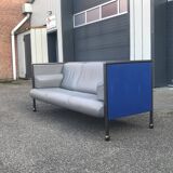 Canapé 3 places postmoderne Danube 850 par Ettore Sottsass pour Cassina 1992