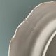 Set of 2 plates XIXth Les Islettes, rooster decoration and flowery basket