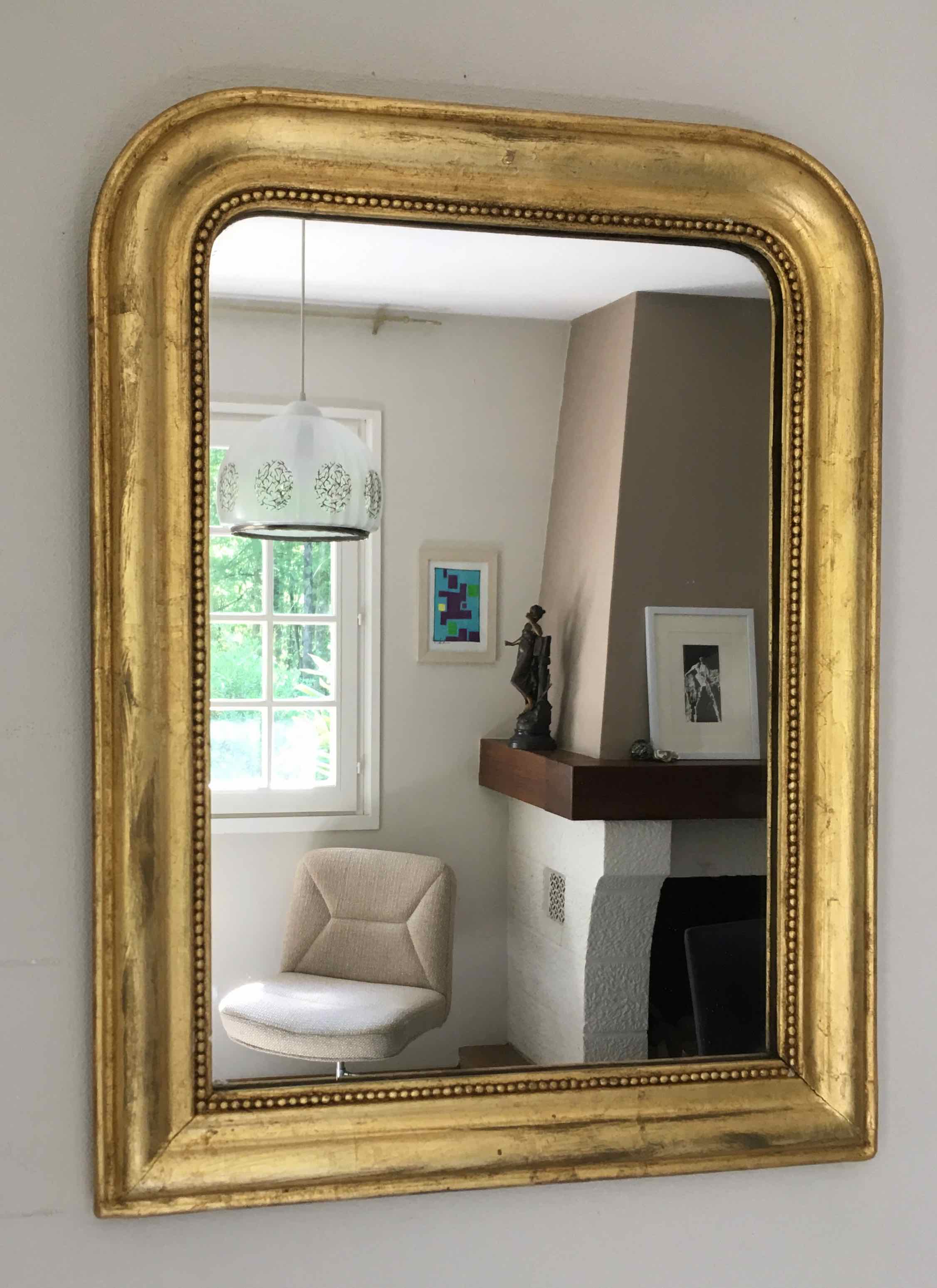 Mirror Louis Philippe gilded 68x52