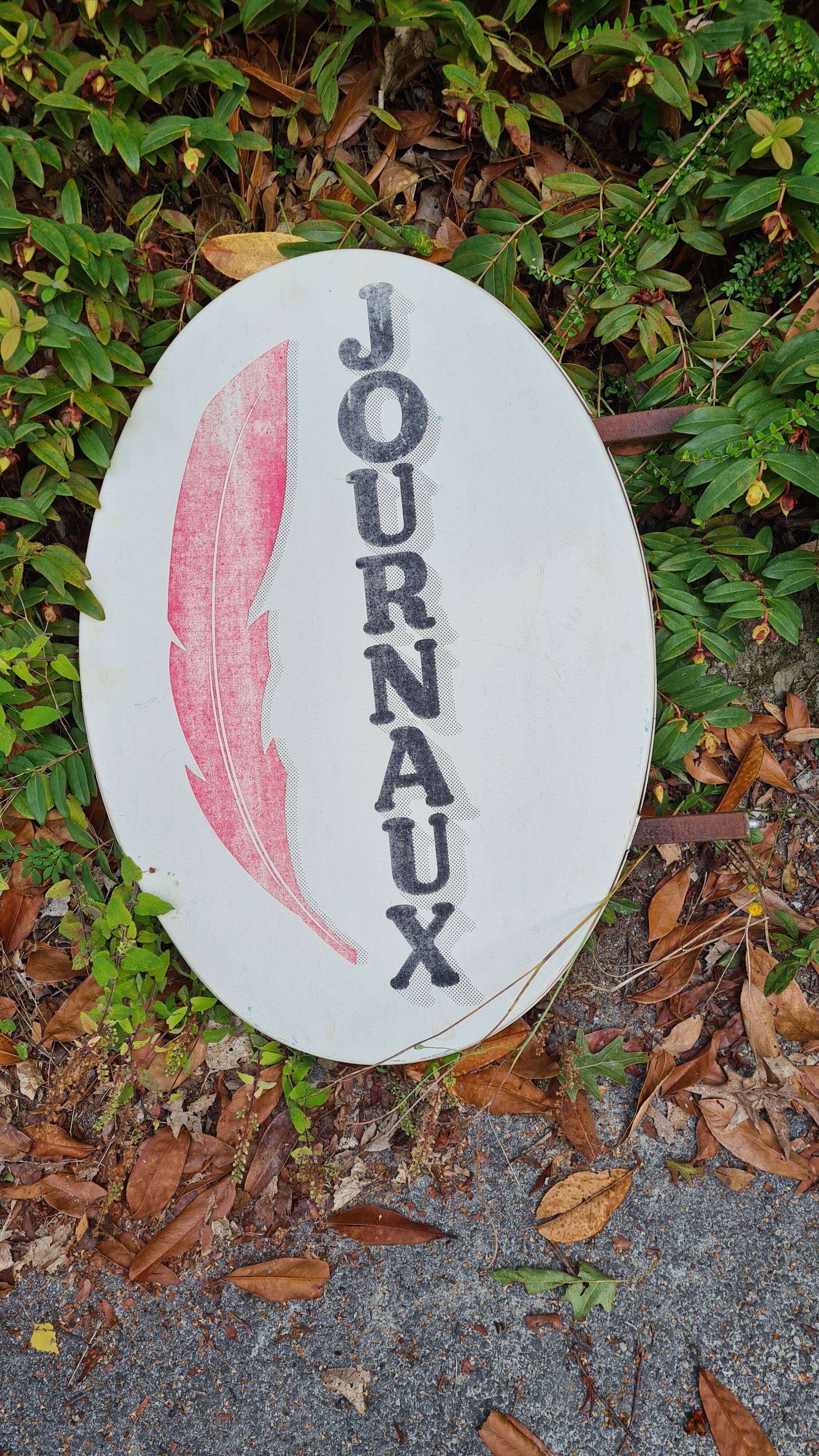 Old advertising plaque