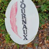 Old advertising plaque