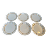 Set of 6 old Villeroy & Boch plates