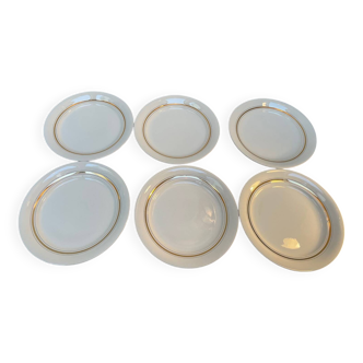 Set of 6 old Villeroy & Boch plates