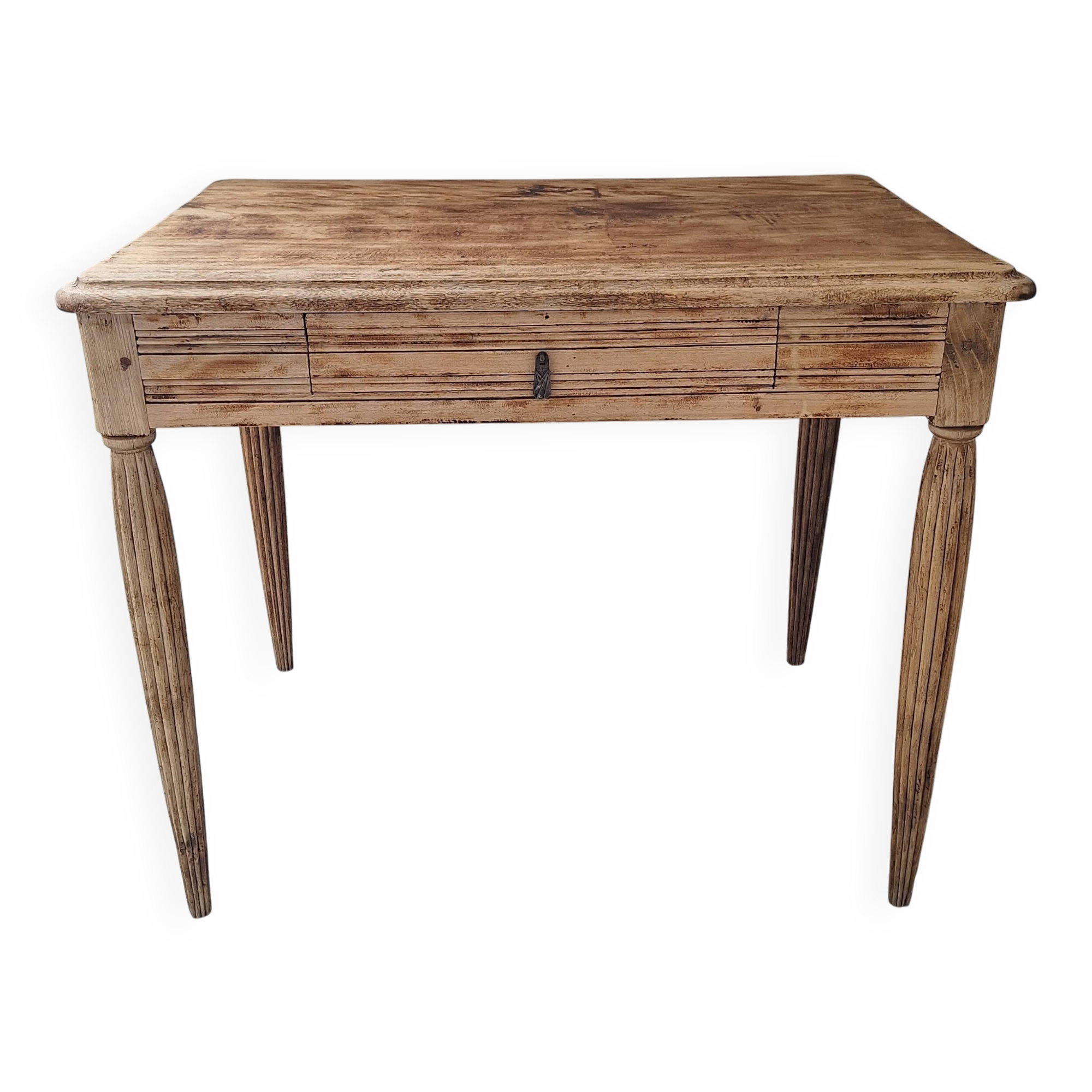 Desk / Side table / Art Deco console in solid wood from the 1930s-1940s