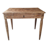 Bureau / Table d'appoint / Console Art déco en bois massif années 1930-1940
