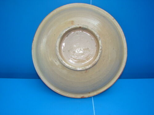Morocco North Africa enamelled terracotta couscous plate or dish