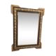 Black and gold mirror - 69 x 79cm
