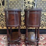 Pair of Louis XVI style bedside tables