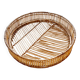 Vintage wicker and rattan tray