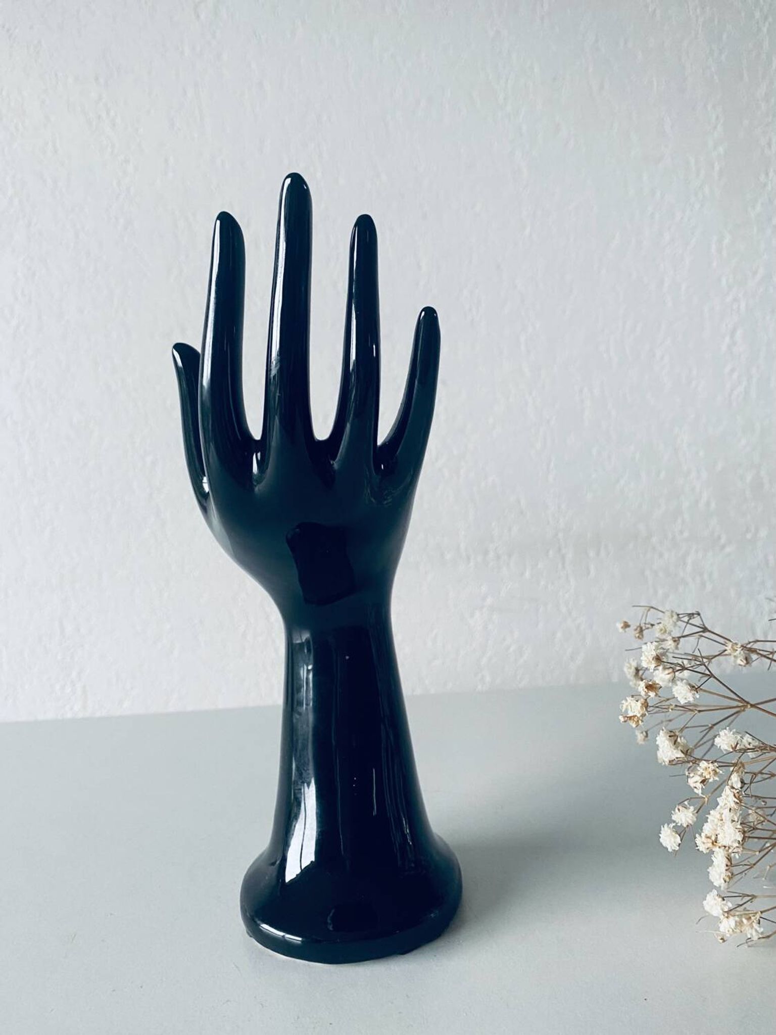 Handmade ceramic vase and jewelry holder
