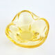 1960s organic modern ashtray, designed by M. Klinger, Zelezny Brod Sklo, Czechoslovakia