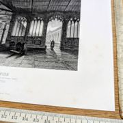 Camposanto, Pise, gravure ancienne, imprimée en 1841.