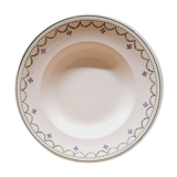 Assiette creuse Terre de fer