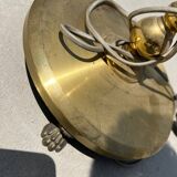 Vintage MS Belysning lamp in turned brass