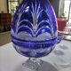 Large champagne cooler in cut crystal