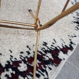 Floor lamp in gilded and opaline metal 50 years