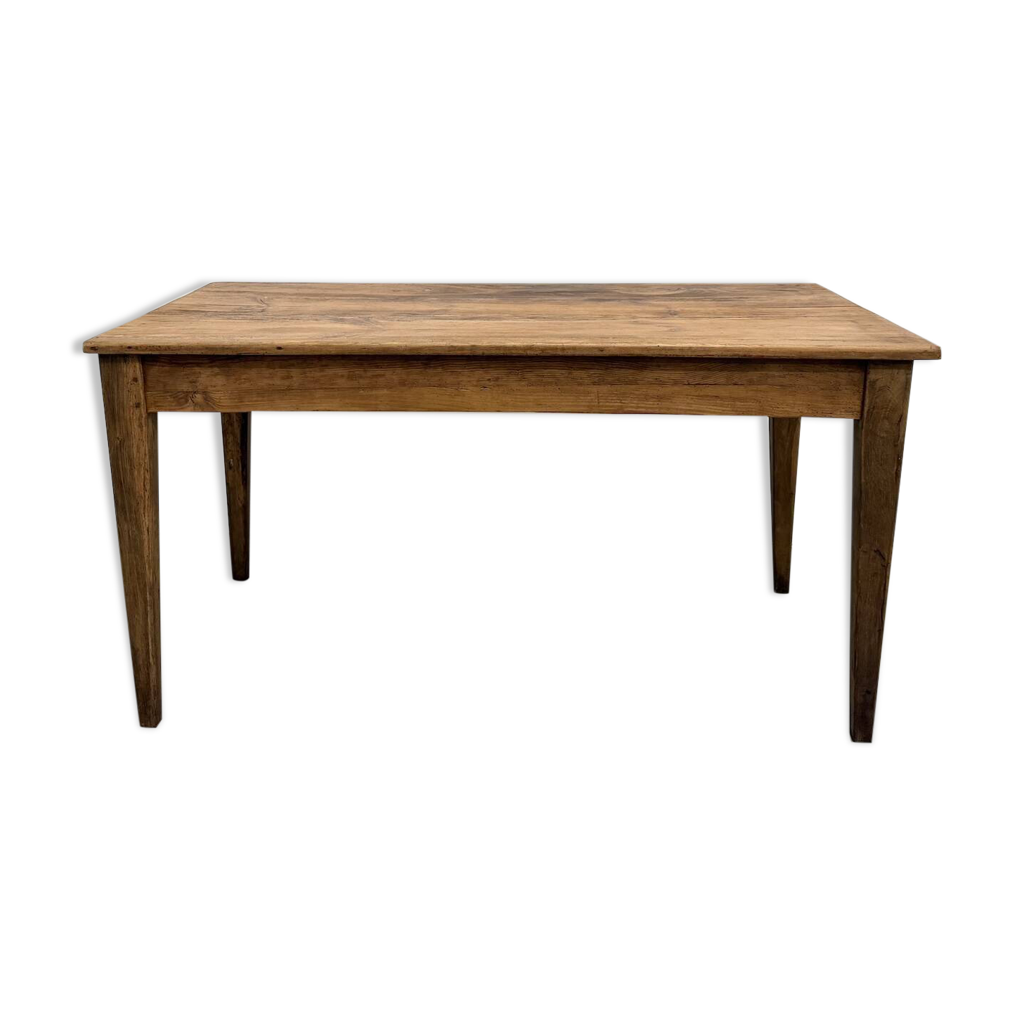 Restored pine farmhouse table