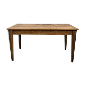 Restored pine farmhouse table