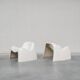 Paire de fauteuils « Toga » en fibre de verre « Space Age » par Sergio Mazza pour Artemide