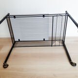 Table porte-électrophone, porte vinyles, vintage, table d'appoint, console,  desserte