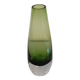 Vase vintage scandinave en verre 1960