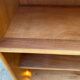 Wooden counter bar and rattan wicker decorations years 50/60