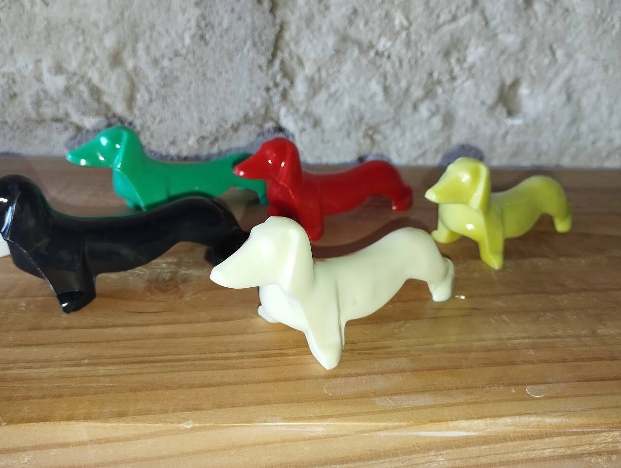 Series of dog knife rests – 1970s – Vallauris / Danone style – Vi