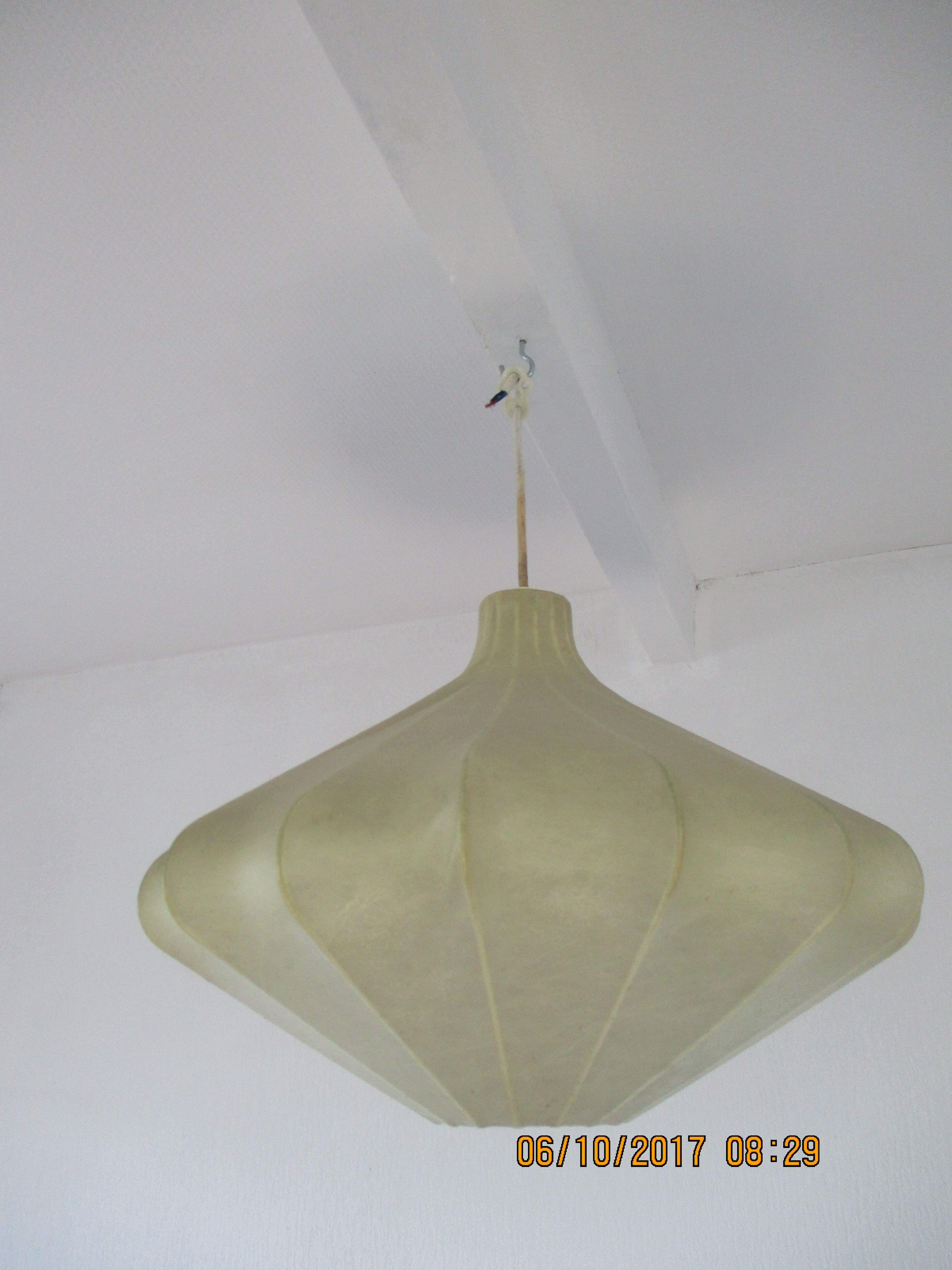 Pendant lamp Cocoon design Goldkant Leuchten 60s - 70s