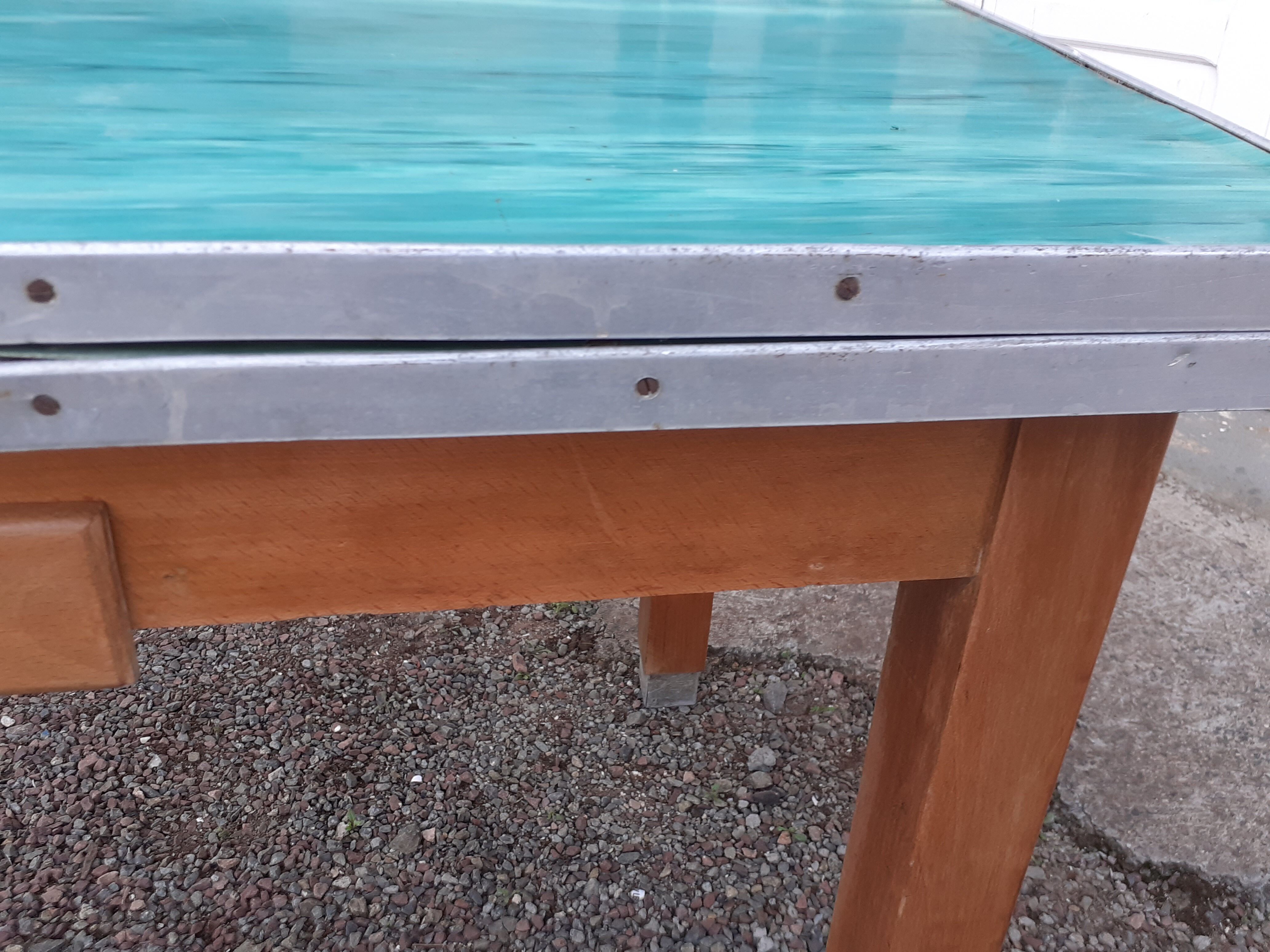 Vintage wooden formica kitchen table