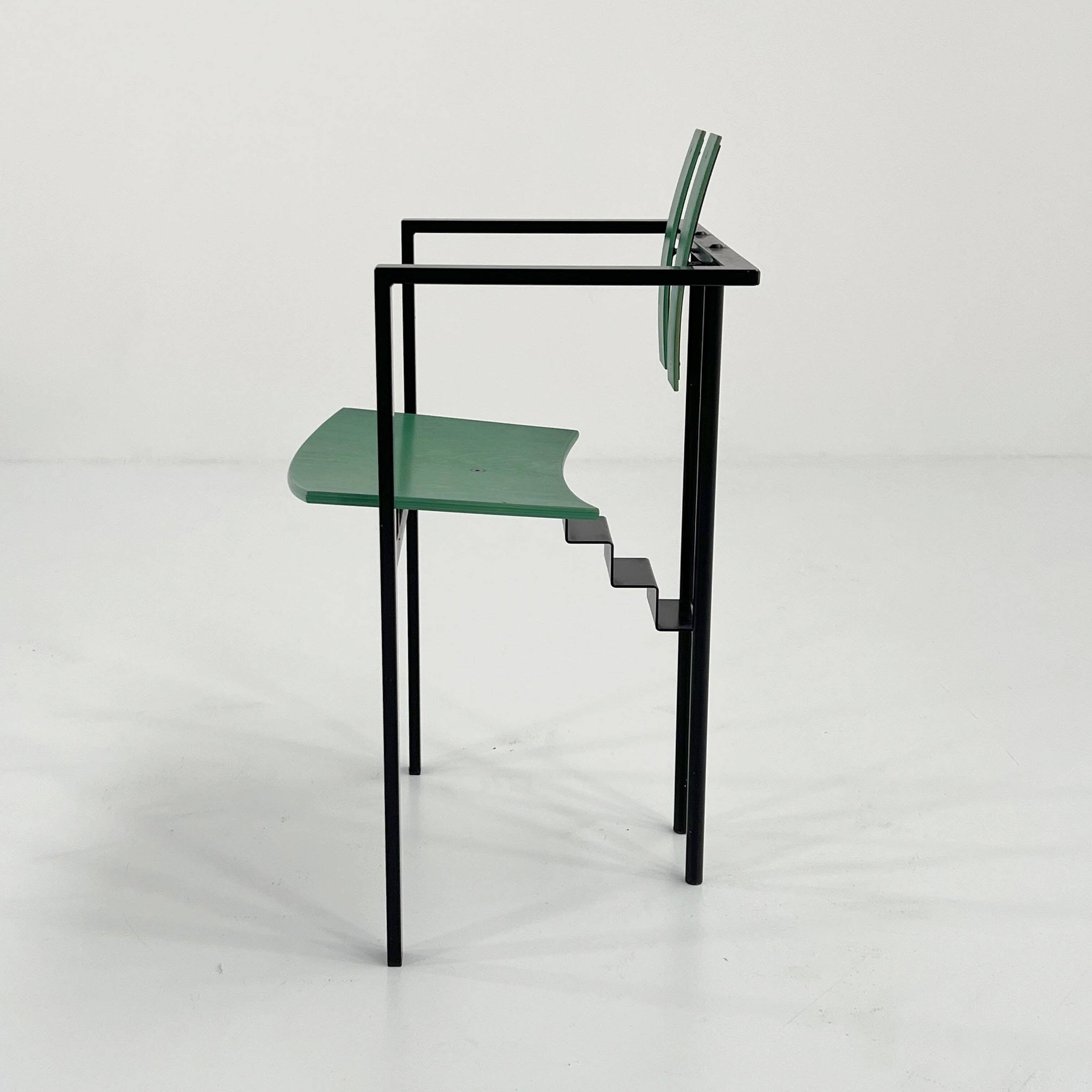 Set of 4 postmodern trix chairs by Karl Friedrich Förster, 1980