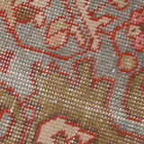 4x7 Red and Beige Turkish Vintage Rug